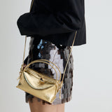 Gold Metallic Café Mini Bag