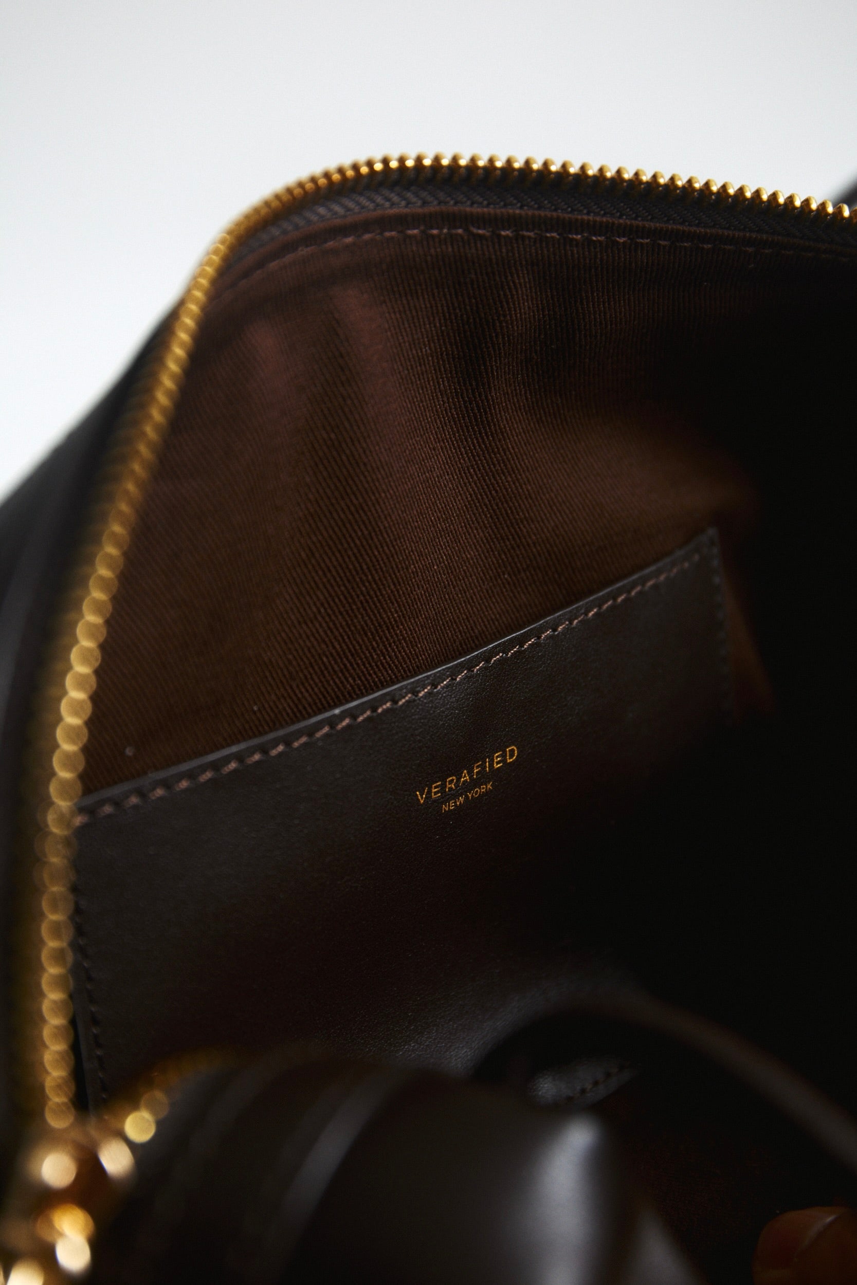 Chocolate Café Midi Shoulder Handbag - Verafied New York