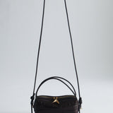 Mocha Croc Café Mini Bag