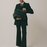 Noir Leather Book Tote Bag 33