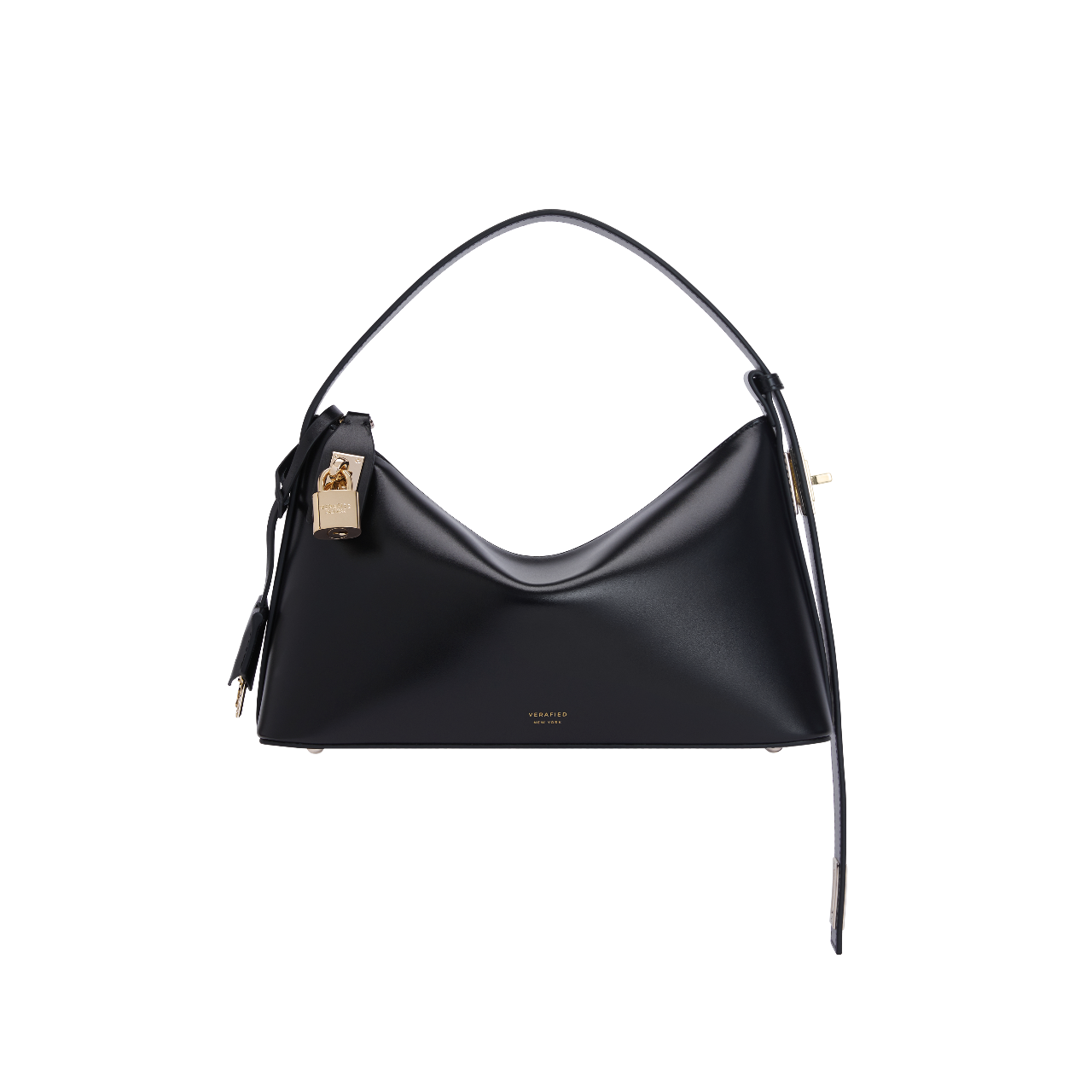 Gold Black Hobo Bag