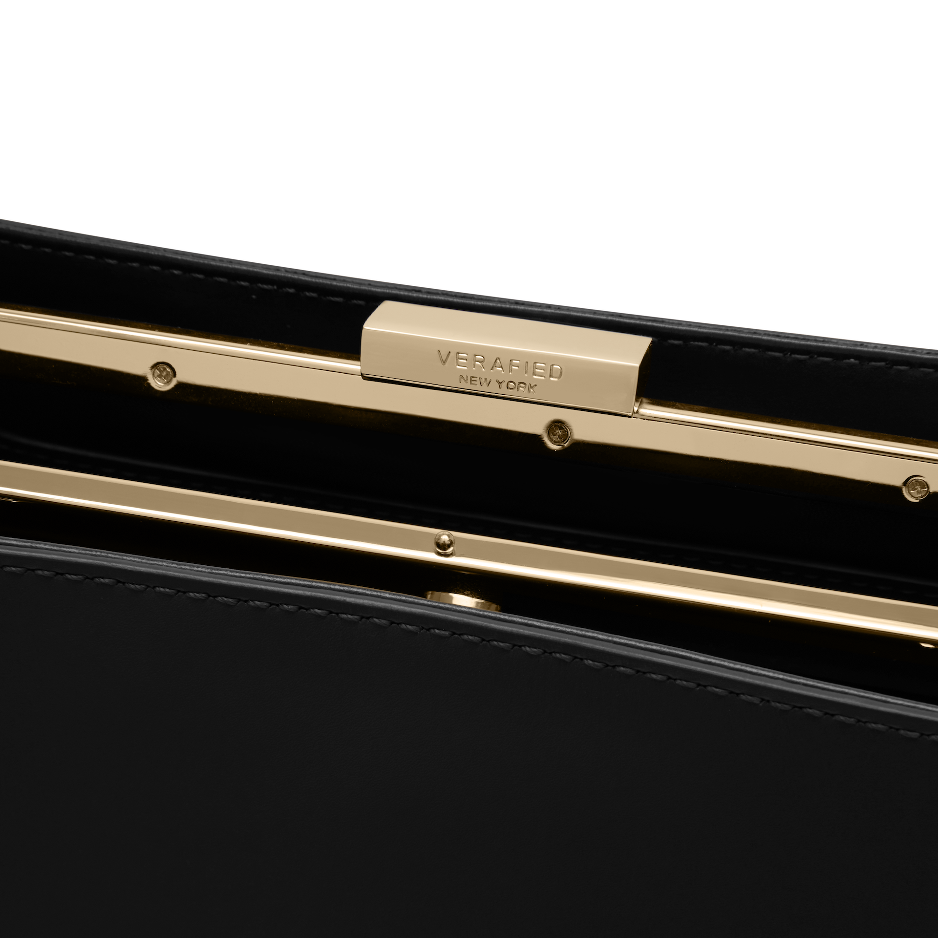 Gold Noir Éclair Bag