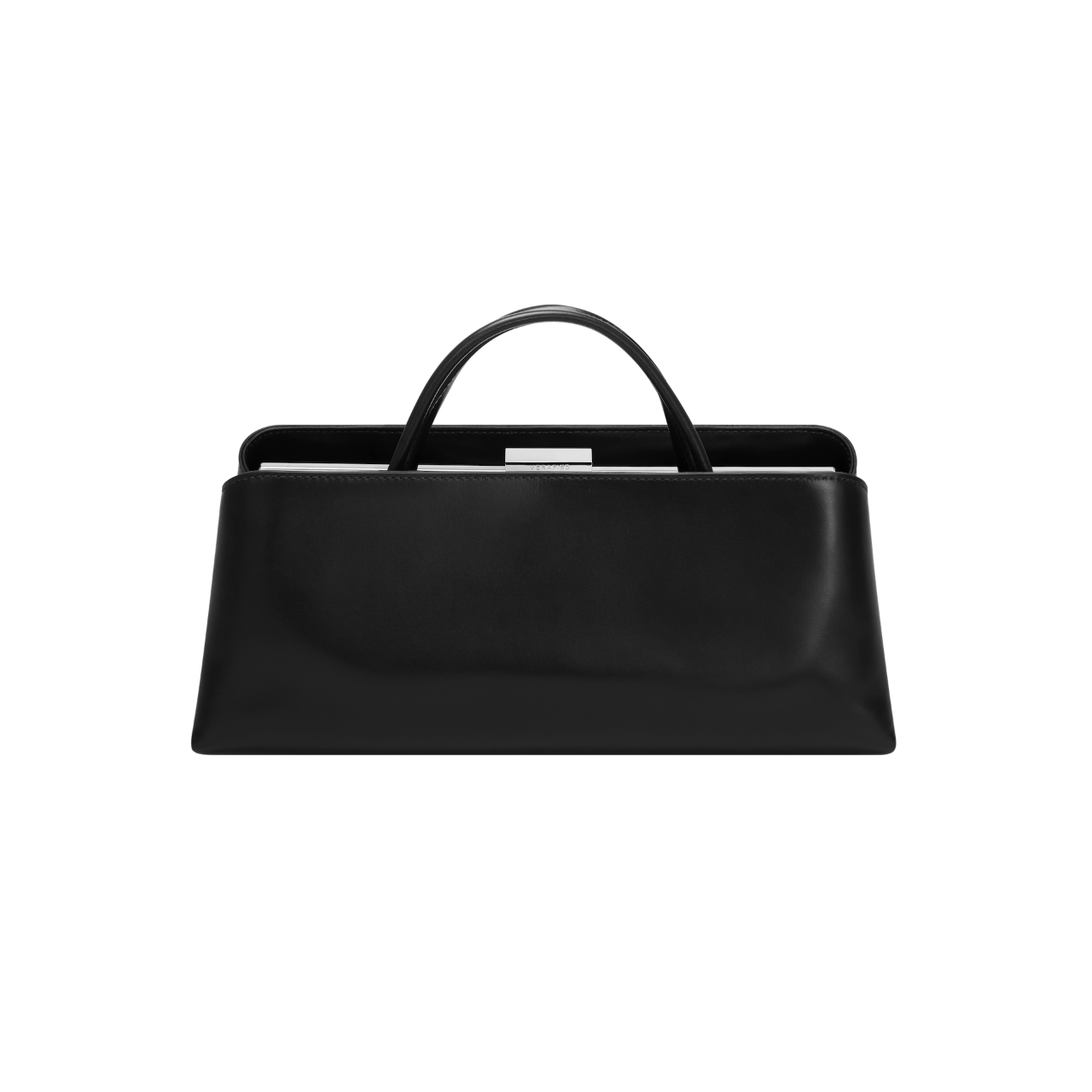 Silver Noir Éclair Clutch Shoulder Handbag (Black) side