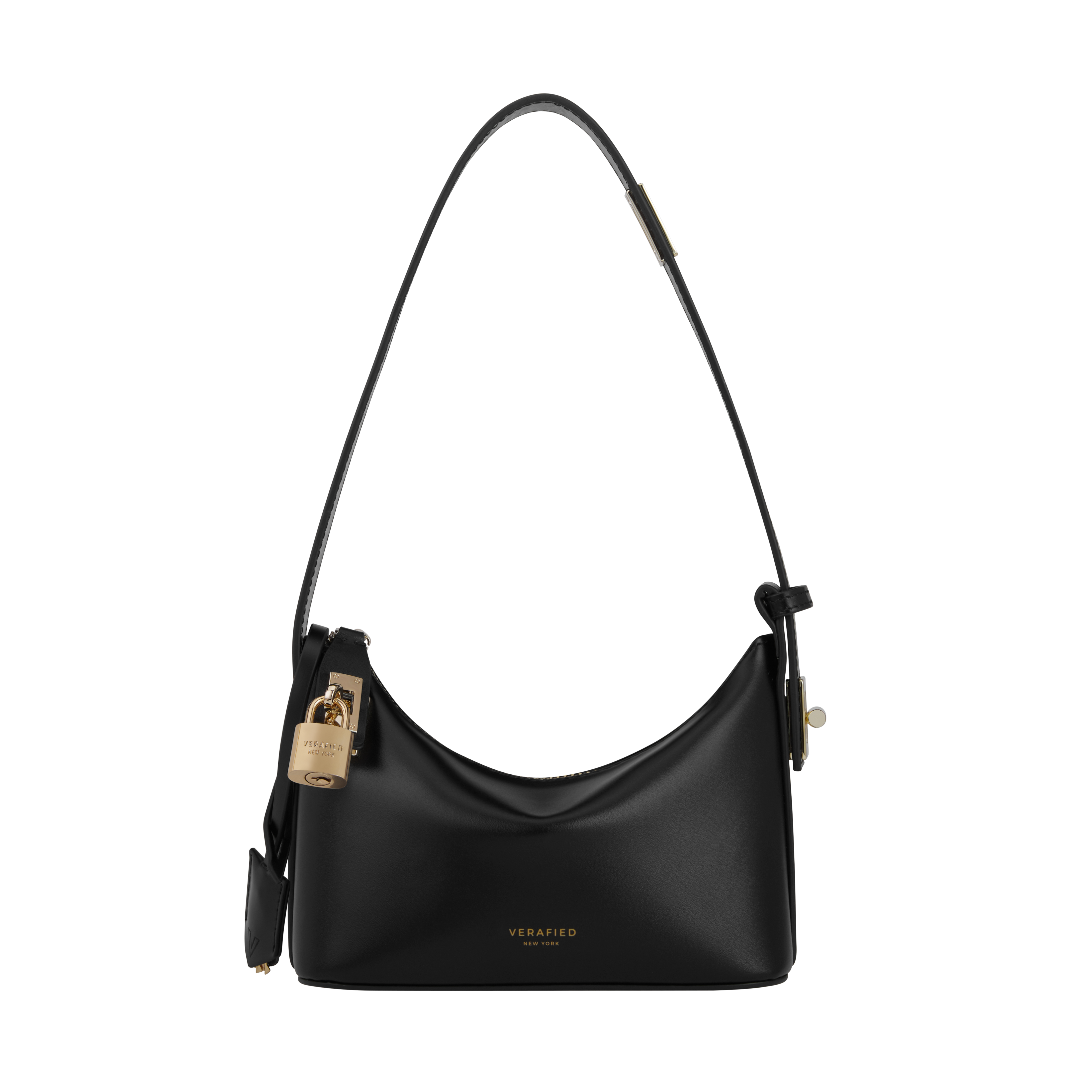 Mini Gold Black Hobo Bag