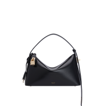 Gold Black Hobo Shoulder Handbag 