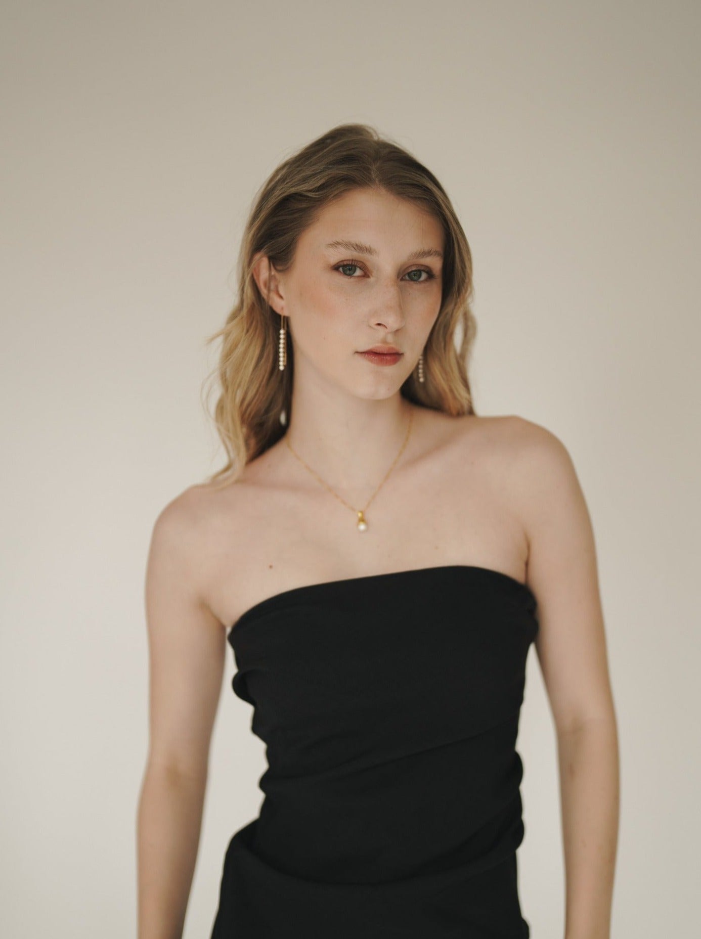 Pearl Drop Threader Earrings - Verafied New York Pearl Drop Threader Earrings - Verafied New York