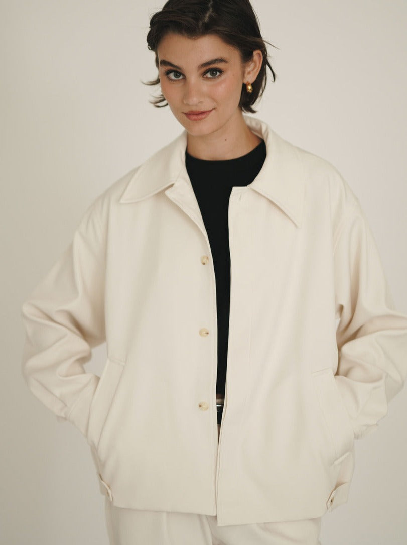 Off-White Spread Collar Jacket (unisex)