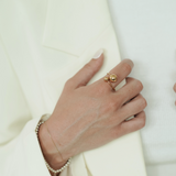 Double Ball Resizable Ring