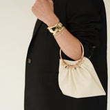 Ripple Gold Cuff Bracelet