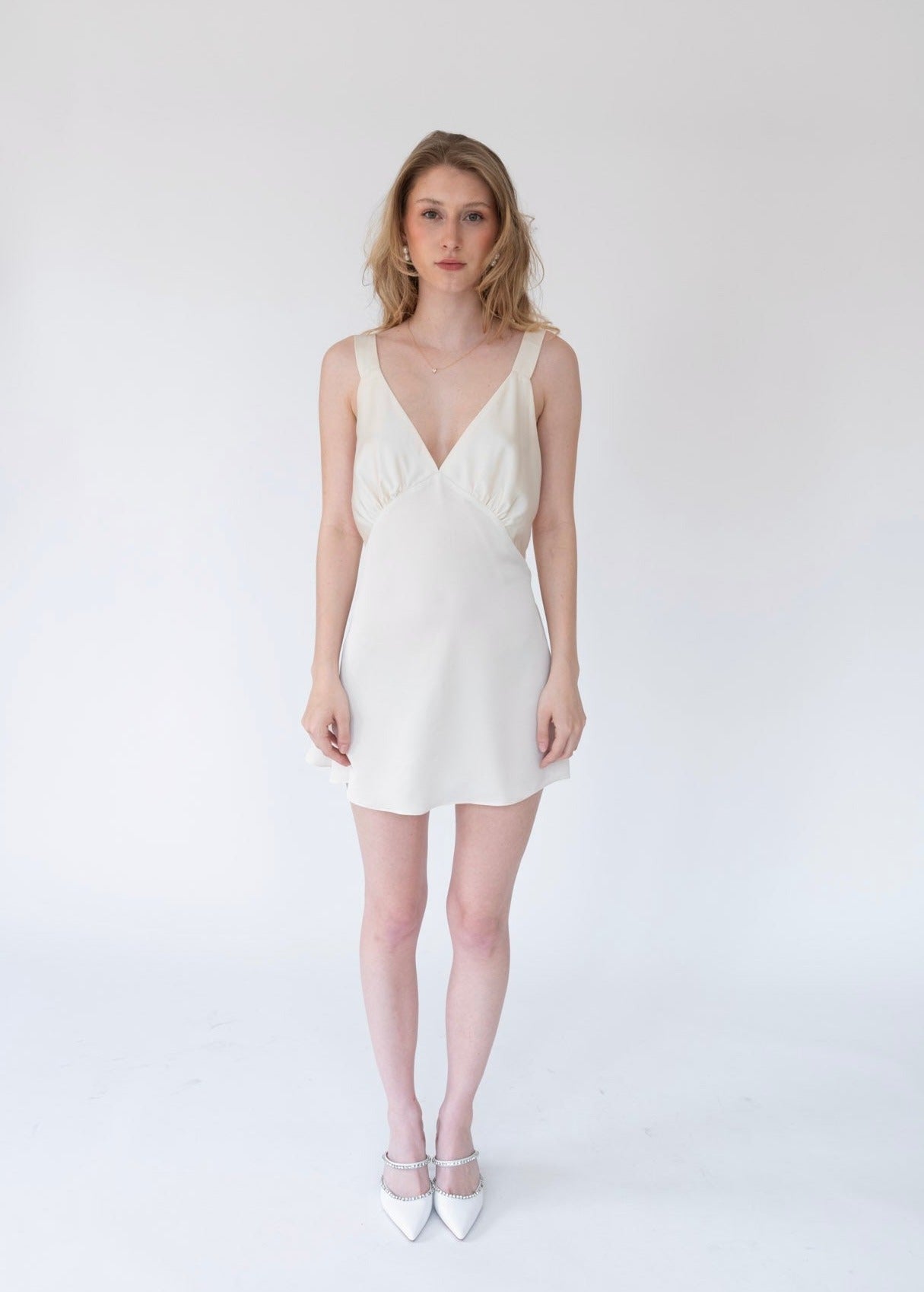 Pearl Mini Slip Dress - Verafied New York