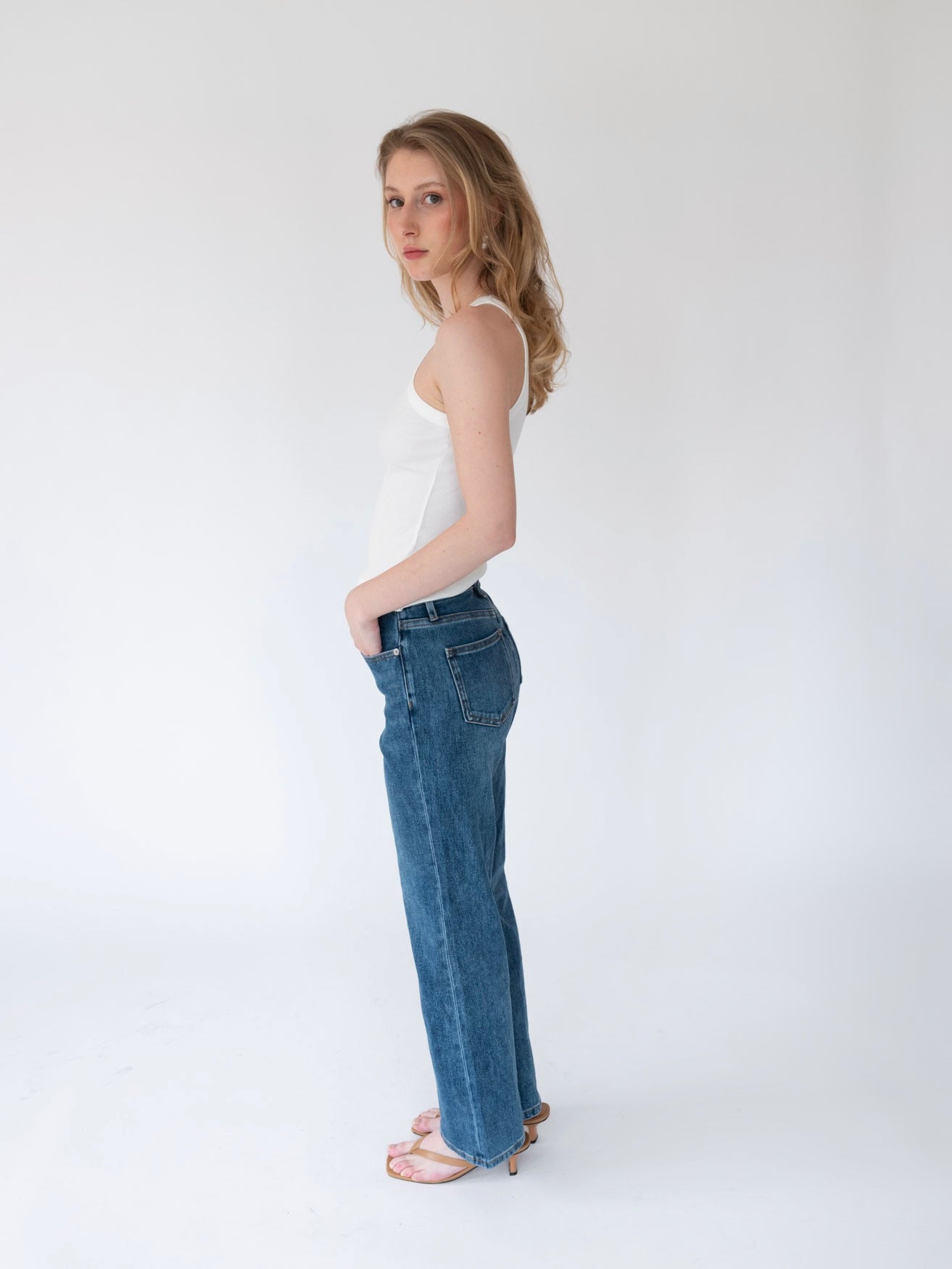 High Rise Loose Jeans(Final Sale)