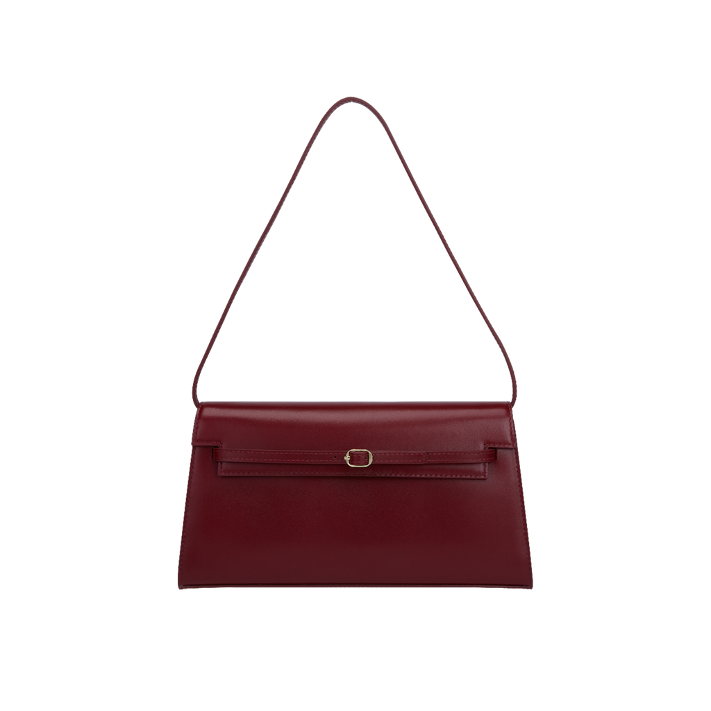 VERAFIED Dark Cherry Shoulder Bag