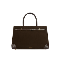 Espresso Suede Book Tote Bag 33 for Work 1