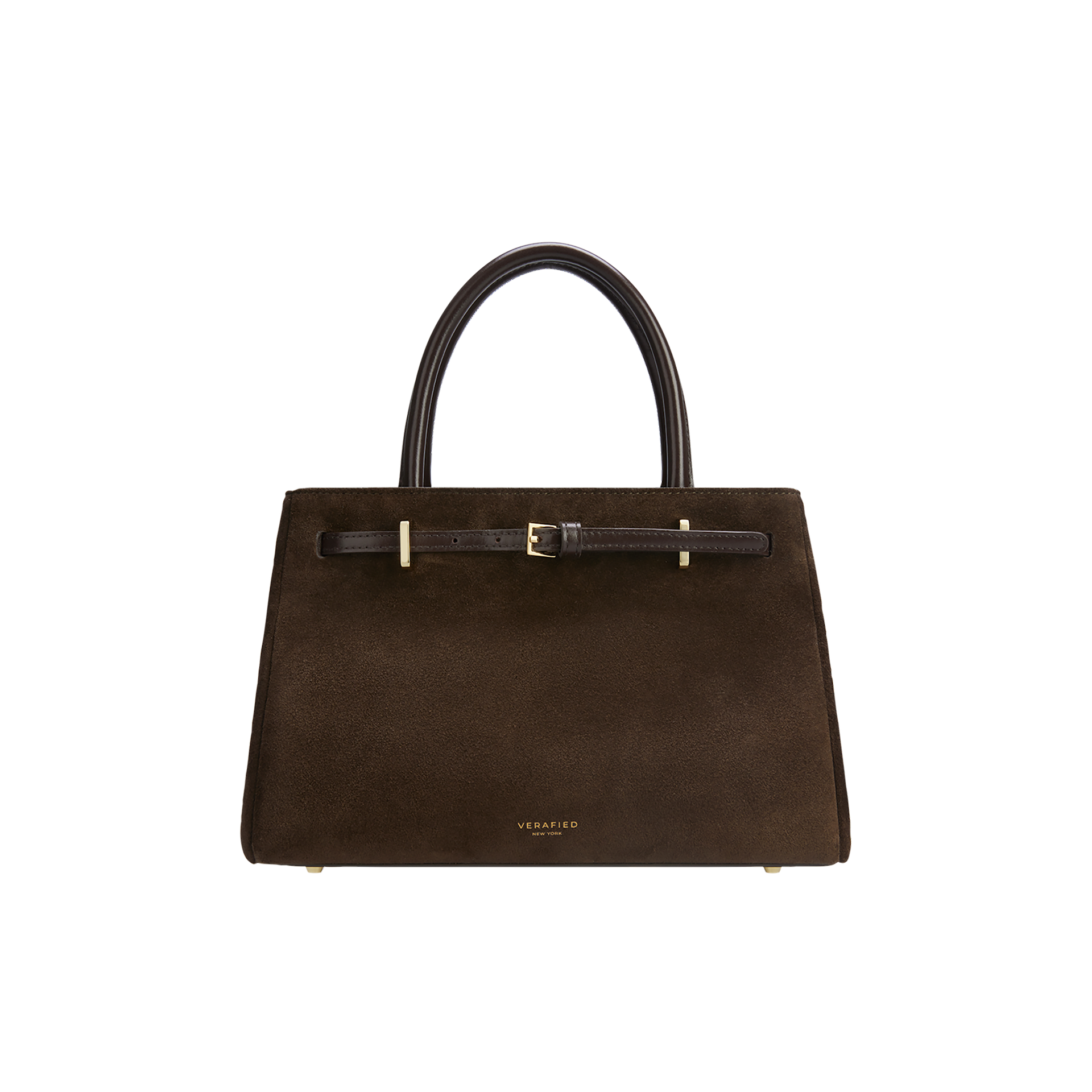 Espresso Suede Book Tote Bag 25