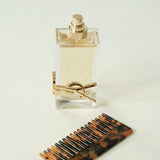 Tan Hair Comb with Case