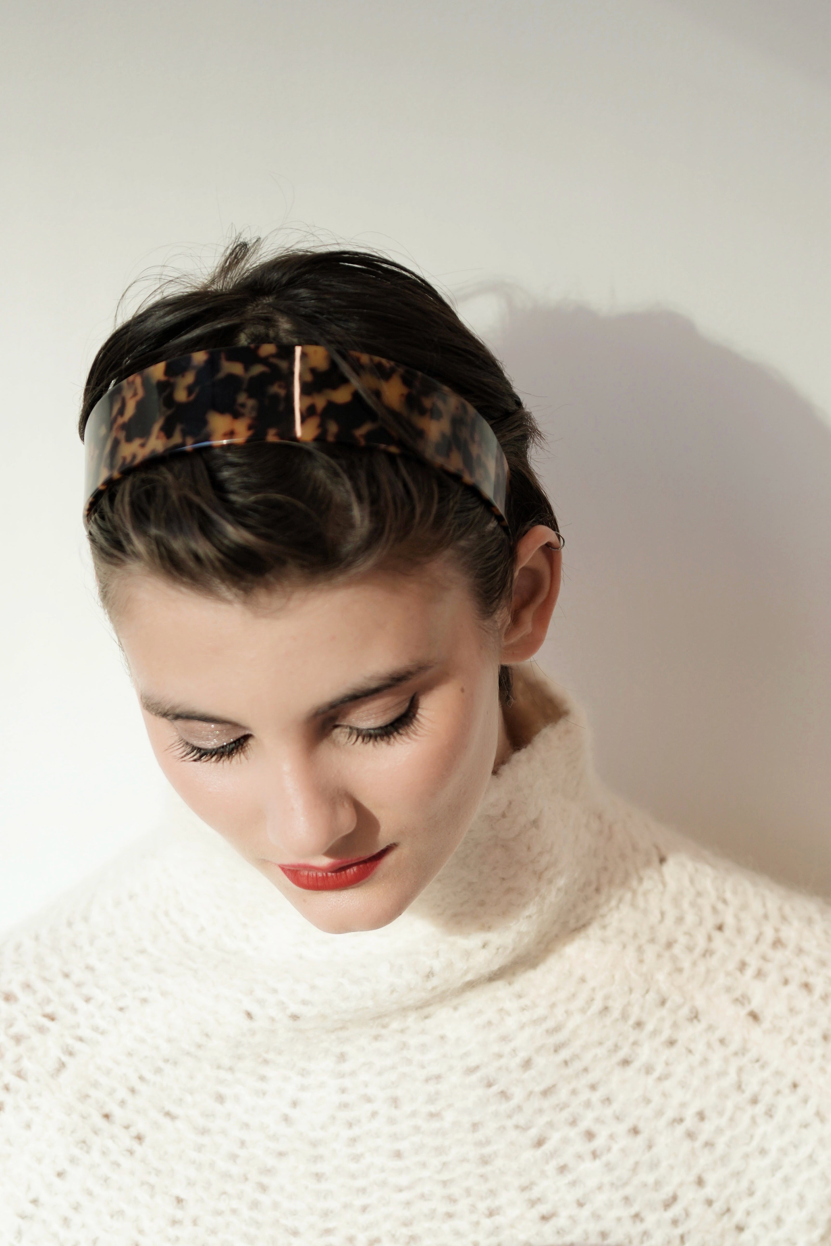Tortoiseshell Wide Headband (Final Sale) - Verafied New York