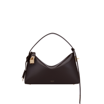Gold Chocolate Hobo Shoulder Handbag 1