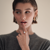 Pearl Open Ring