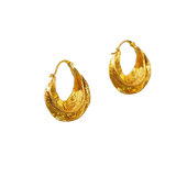 Textured Hoop Earrings