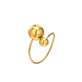 Double Ball Resizable Ring