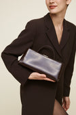 Chocolate Éclair Clutch Shoulder Handbag (Brown) - Verafied New York