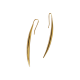 Gold Linear Drop Earrings