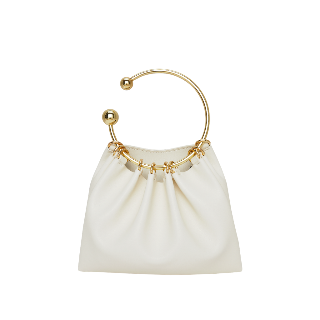 Gold ring discount handle bag