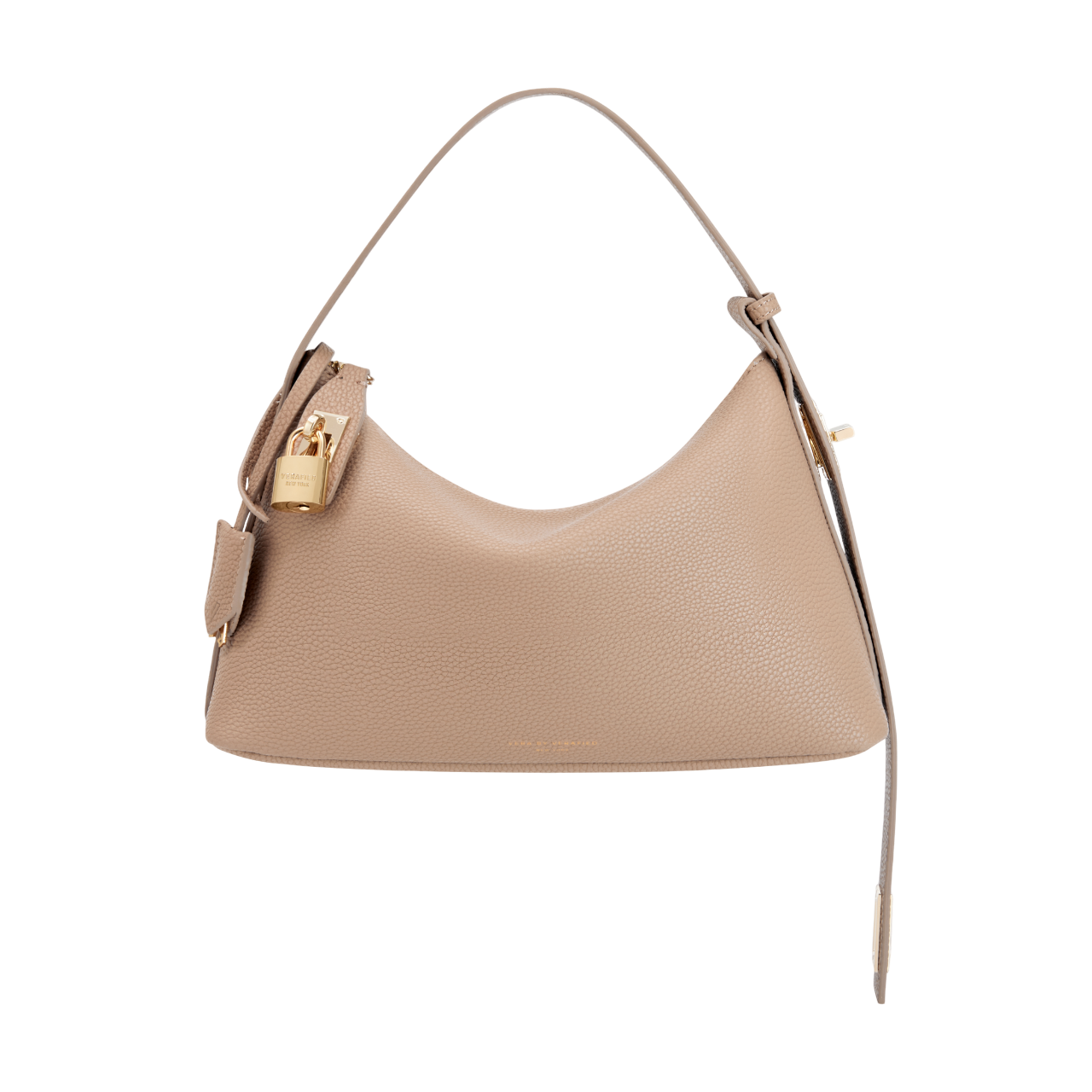 Gold Beige Hobo Bag