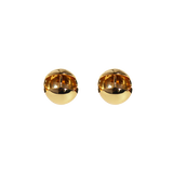 Golden Ball Hoops (Final Sale)