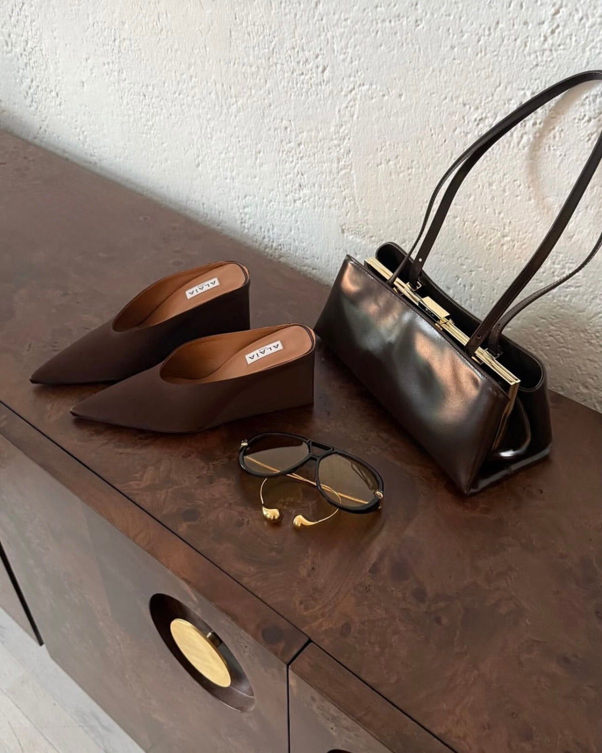 Python Éclair Bag Chocolate Éclair Clutch Shoulder Handbag (Brown) - Verafied New York