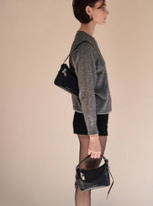 Sac à Main Fille Toby NYC – Hobo Métallisé Rouge à Perles – Neuf Avec étiquettes