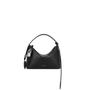 Mini Silver Black Hobo Shoulder Handbag