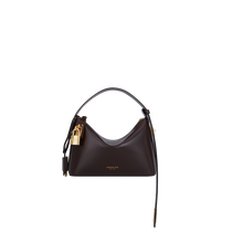 Mini Gold Chocolate Hobo Shoulder Handbag