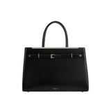 Noir Leather Book Tote Bag 33 for Work