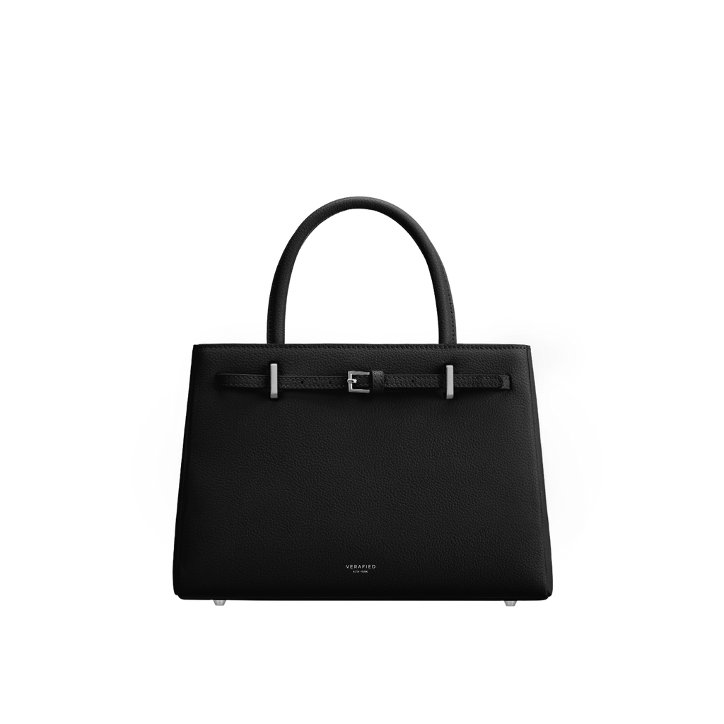 Noir Togo Book Tote Handbag 25 - Verafied New York