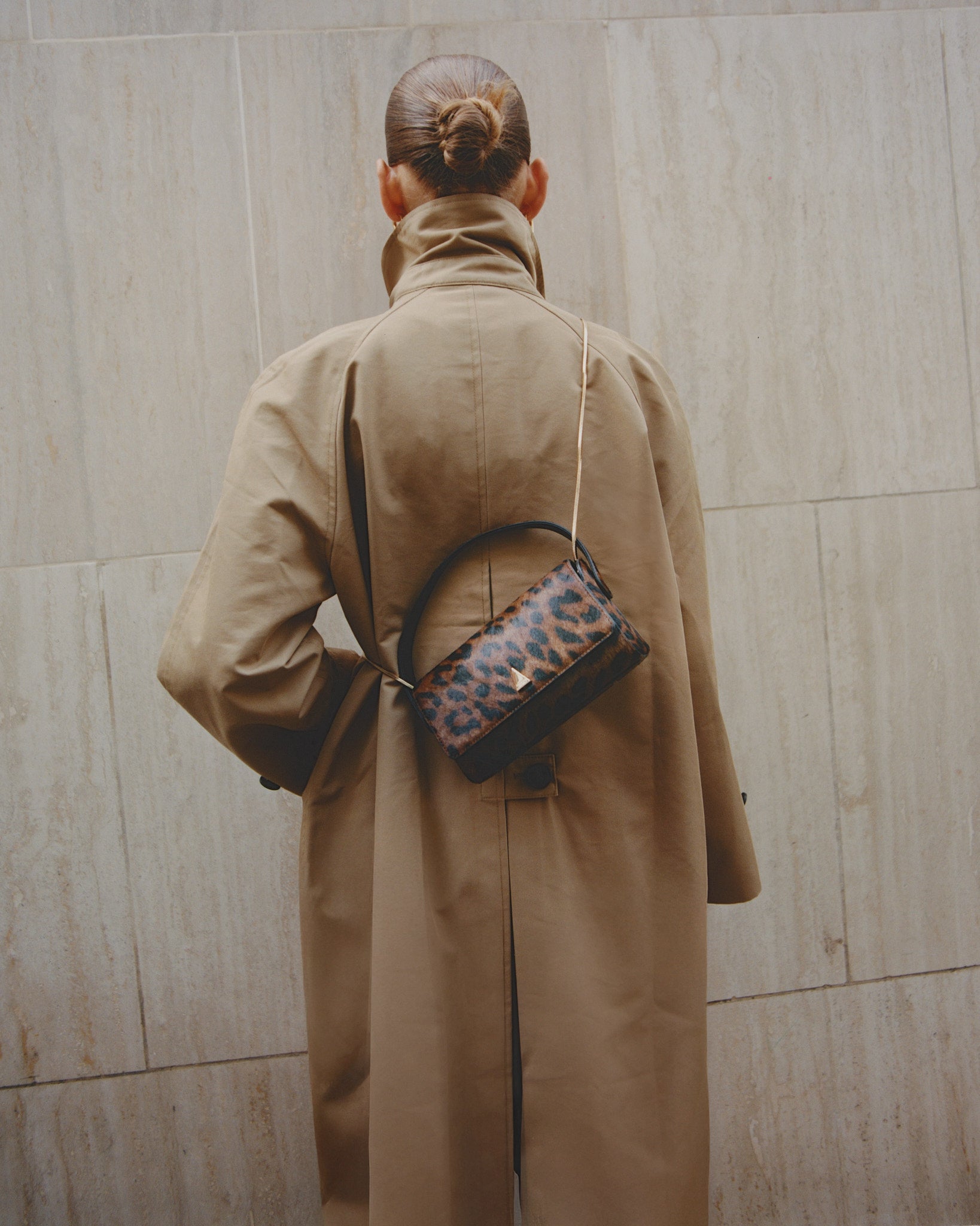 Leopard Calf Hair La Pochette