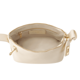 Ivory Twister Hobo Handbag inside