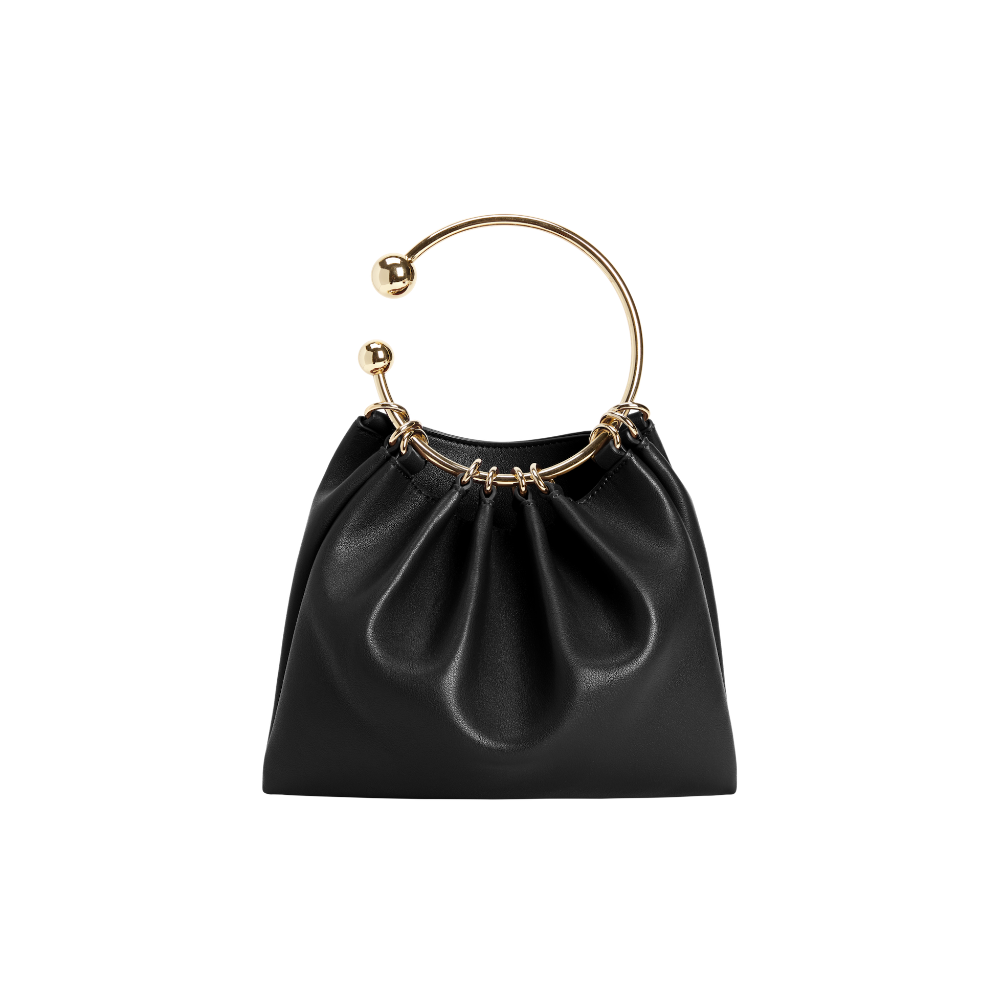 Black Ring Handle Bag