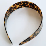 Tortoiseshell Wide Headband (Final Sale）
