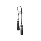 Gold Noir Tassel Charm
