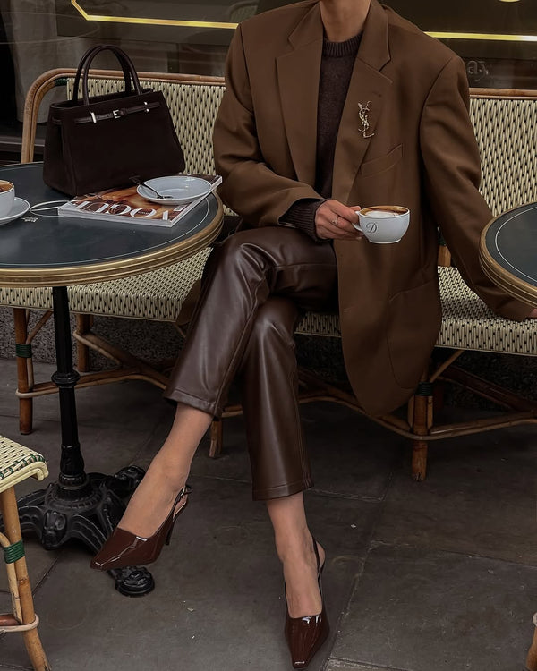 Montego Suede Tote Bag in Espresso