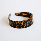 Tortoiseshell Wide Headband (Final Sale）