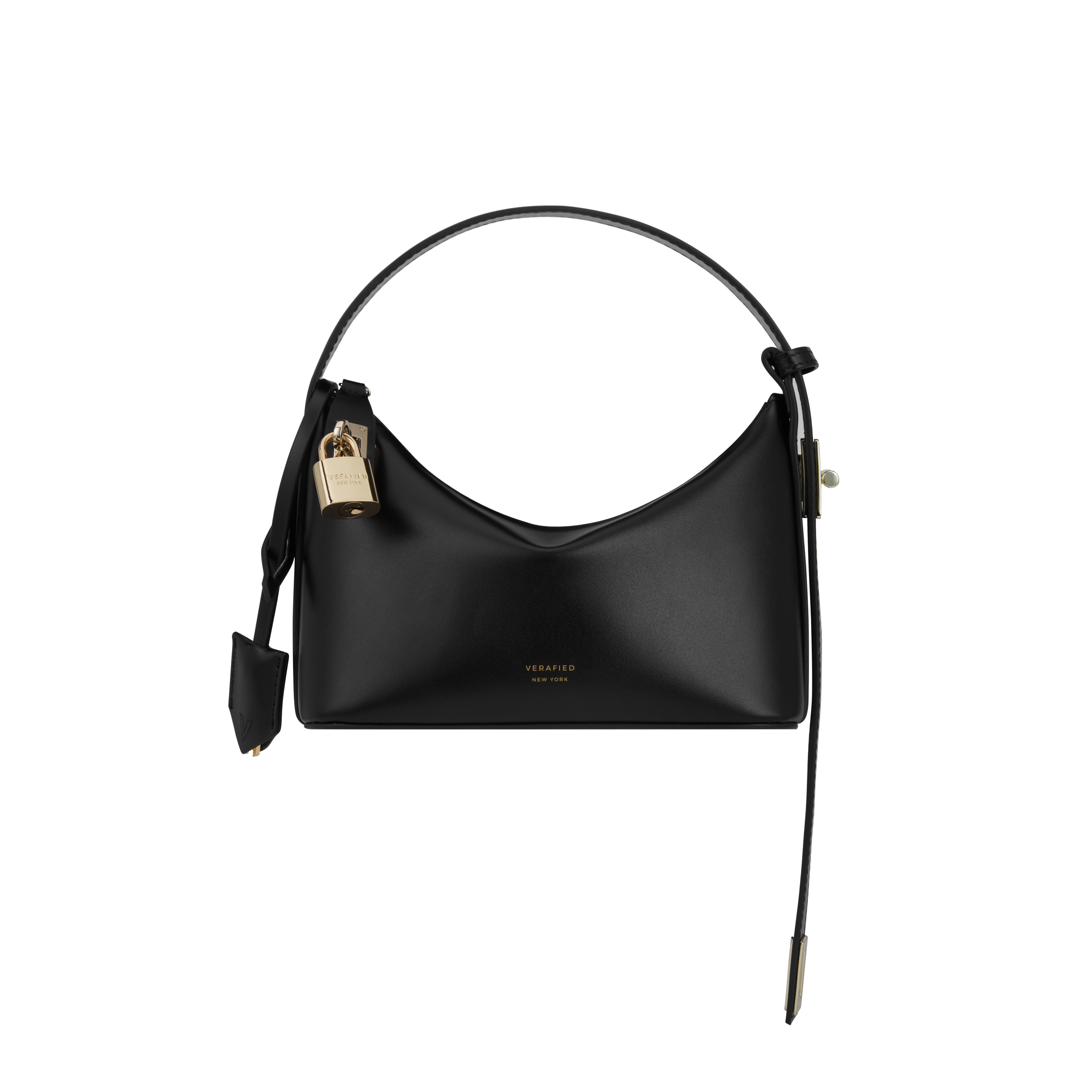 Mini Gold Black Hobo Bag