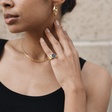 14k Gold Black Onyx Ring Set