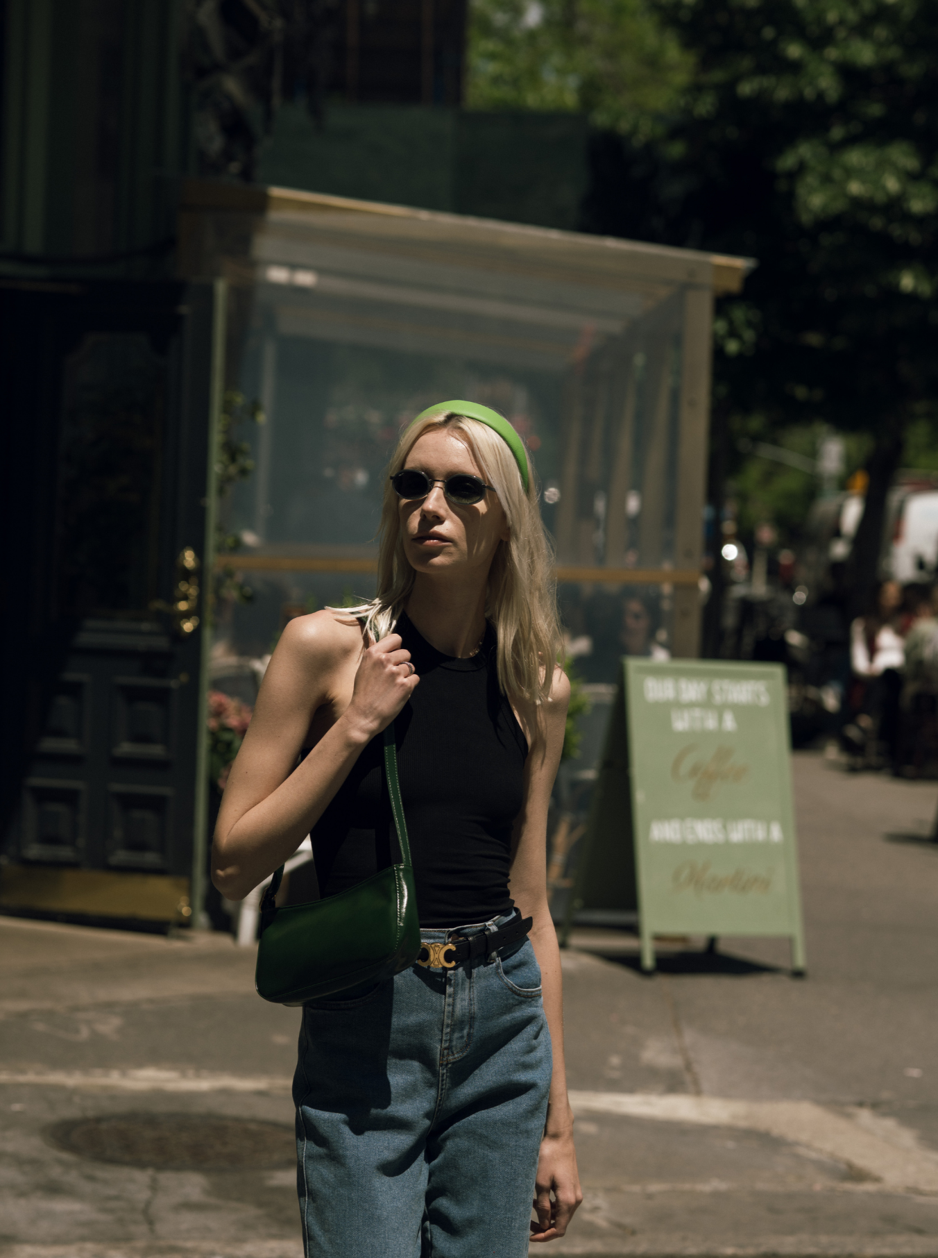 Green Shoulder Bag - Verafied New York