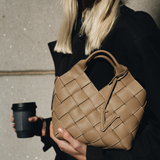 Etoupe Woven Basket Bag
