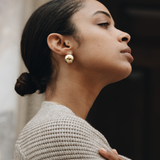 Golden Ball Hoops (Final Sale)