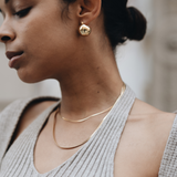 Golden Ball Hoops (Final Sale)